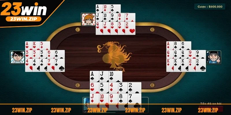 Tham gia Mậu Binh mỗi tay cược sẽ được chia 13 lá bài